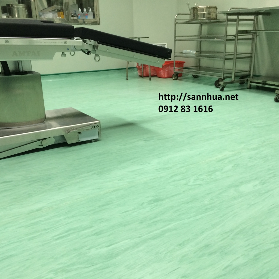 Sàn vinyl kháng khuẩn cho bệnh viện