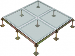Glass Raised Floor