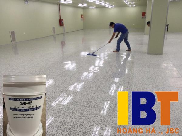 Wax phủ bóng chống tĩnh điện